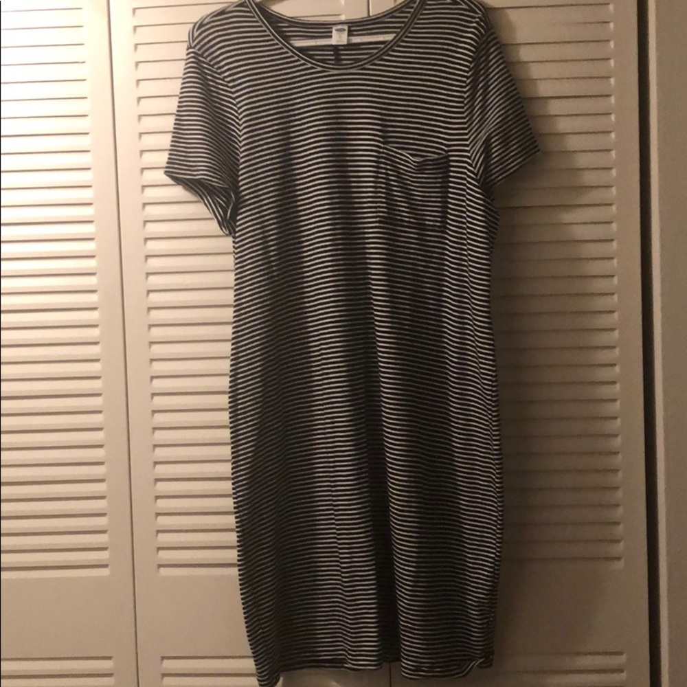 Striped Fitted Dress